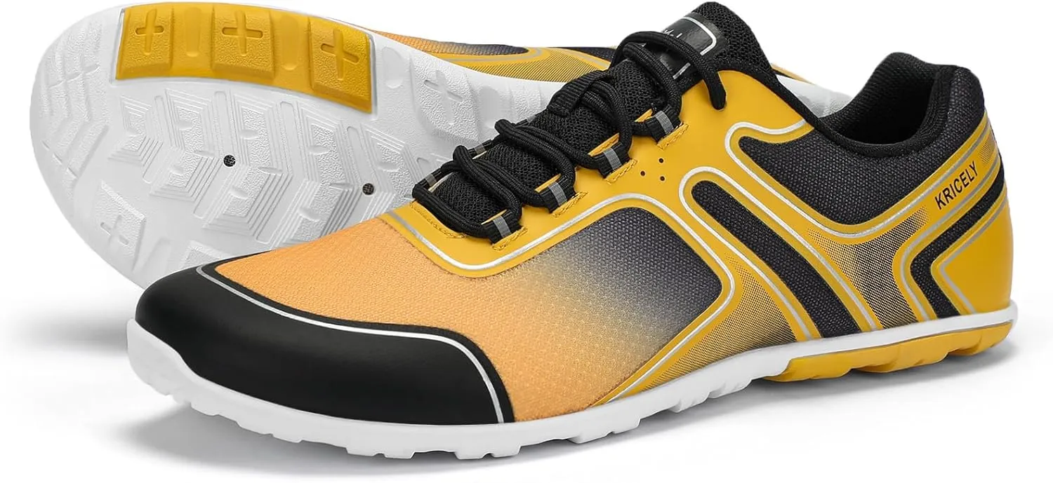 Men's Hike Barefoot Shoes | Wide Toe Box Minimalist Shoes for Gym Workout | Grounded Footwear Cross-Trainer Athletic Sneakers