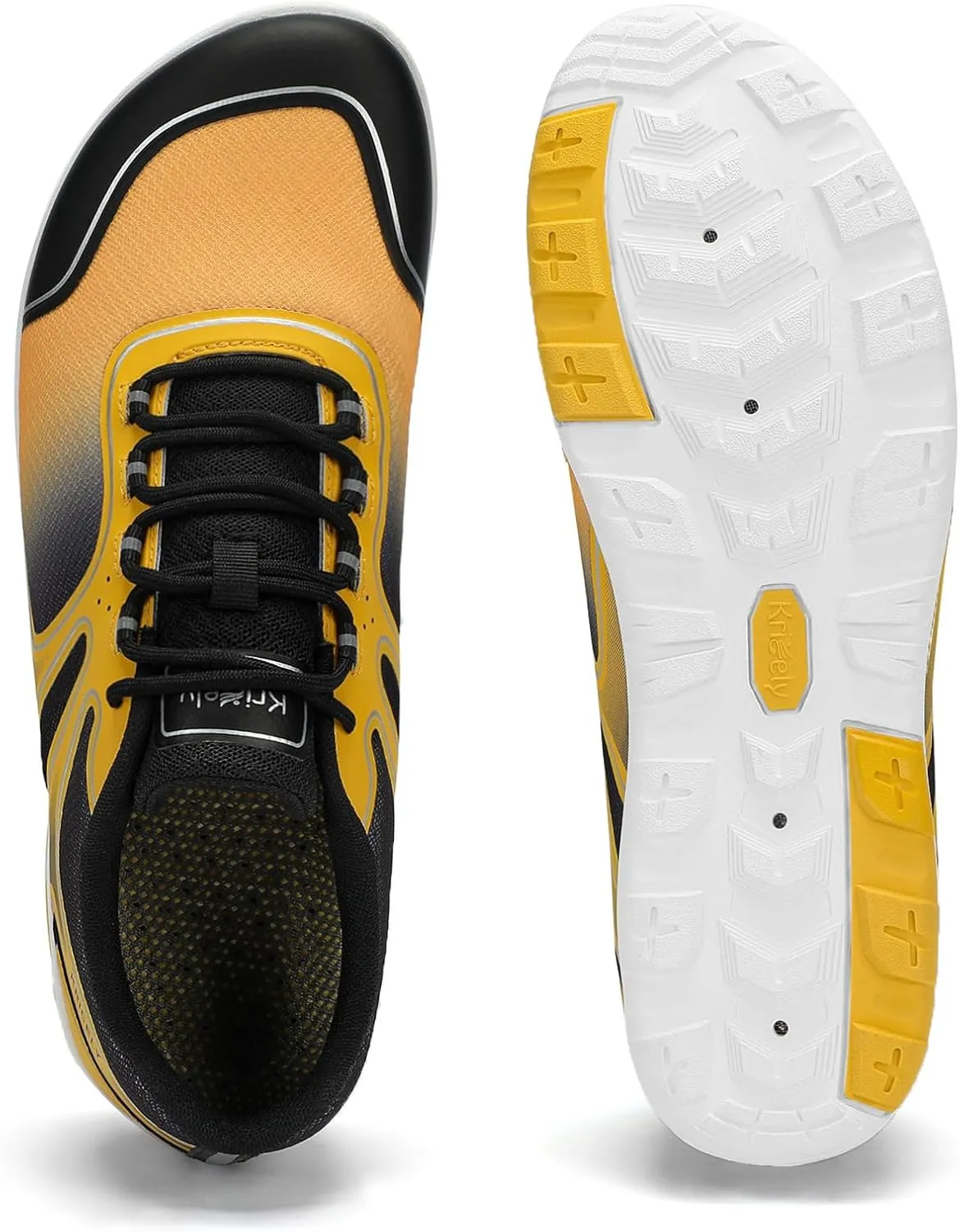 Men's Hike Barefoot Shoes | Wide Toe Box Minimalist Shoes for Gym Workout | Grounded Footwear Cross-Trainer Athletic Sneakers