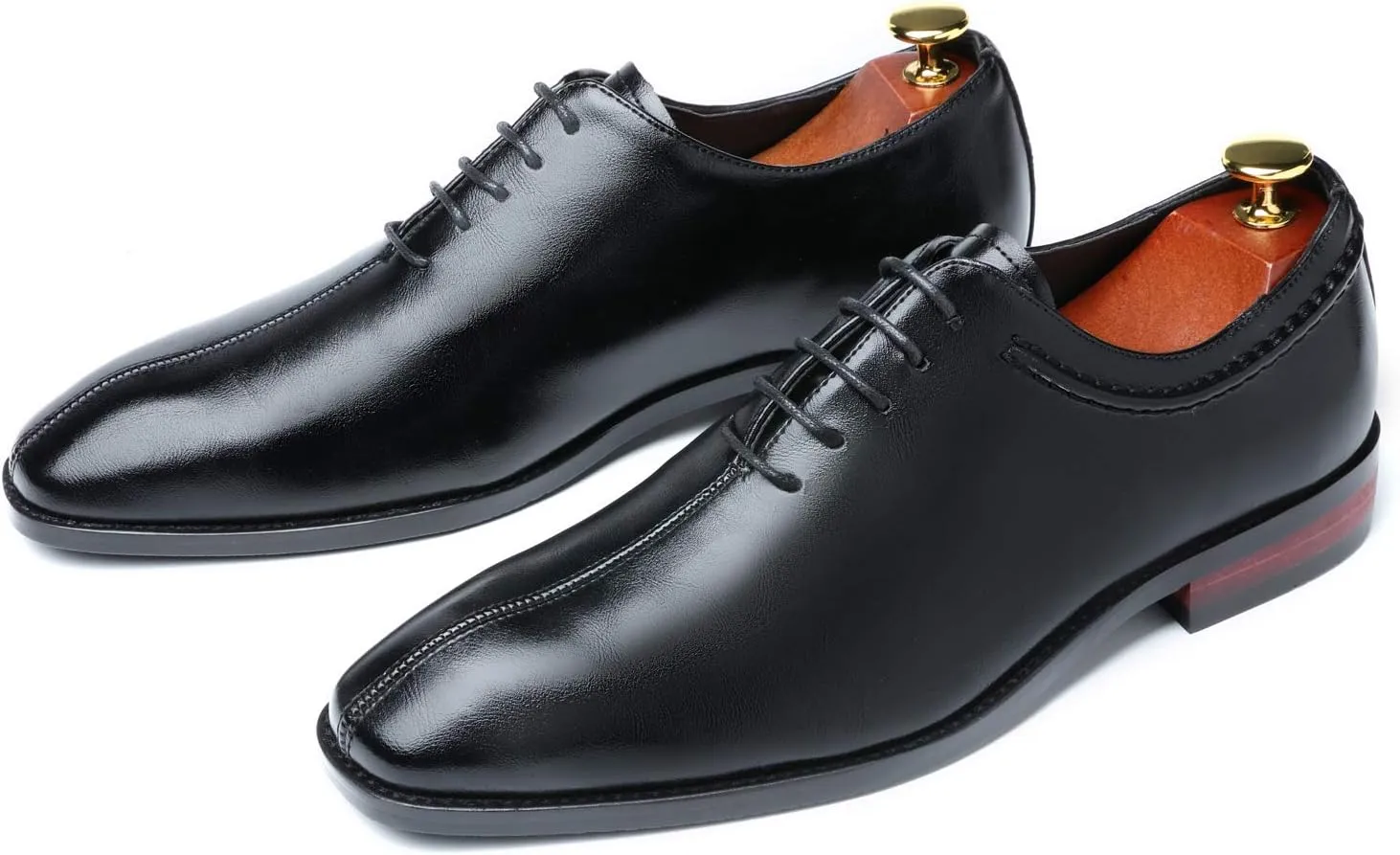 Mens Lace Up Dress Shoes Italy Prince Classic Modern Formal Leather Men Wholecut Oxford Shoes