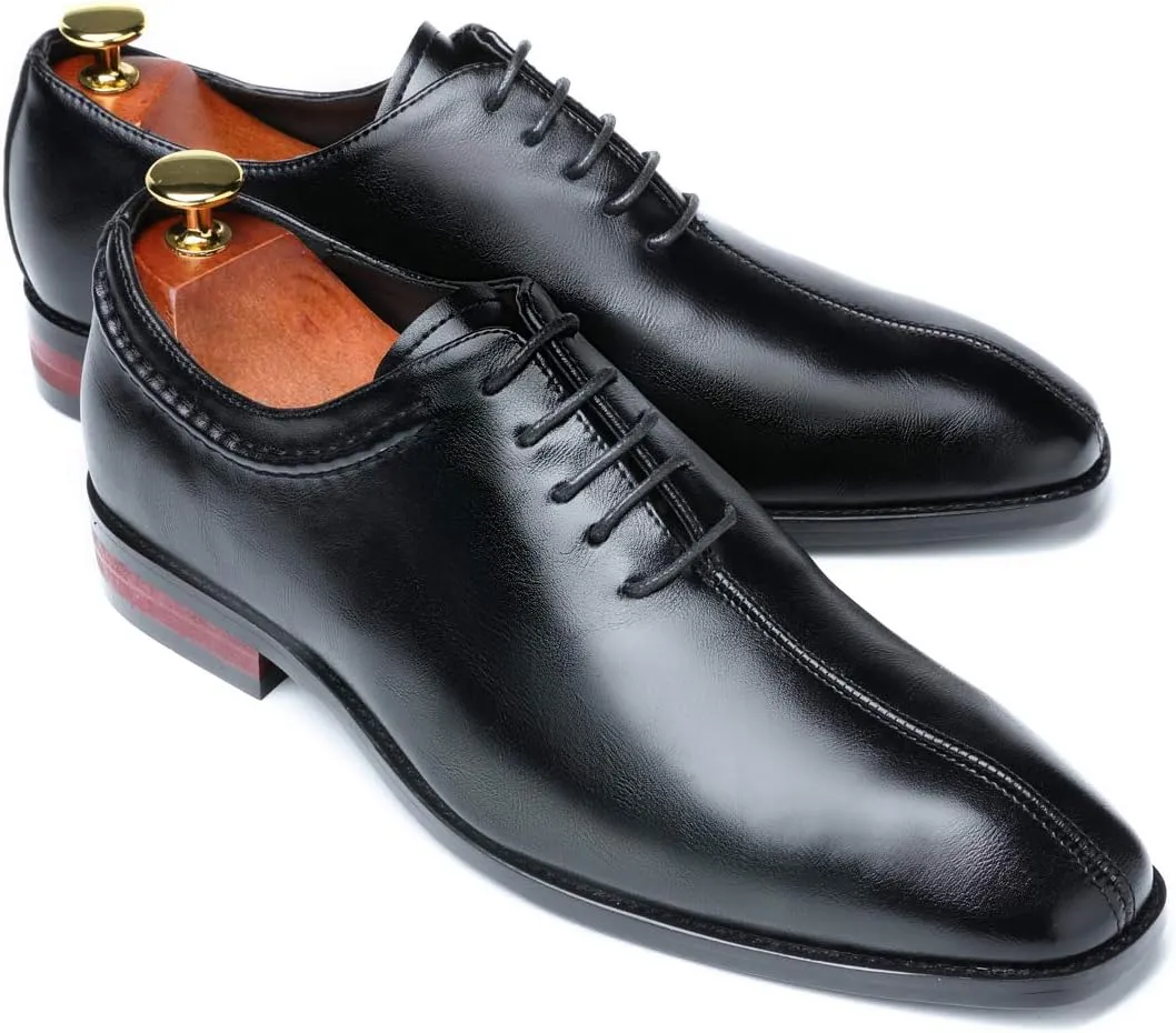 Mens Lace Up Dress Shoes Italy Prince Classic Modern Formal Leather Men Wholecut Oxford Shoes