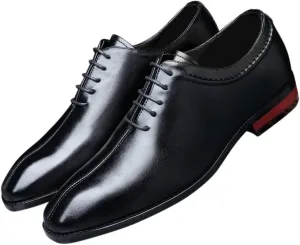 Mens Lace Up Dress Shoes Italy Prince Classic Modern Formal Leather Men Wholecut Oxford Shoes
