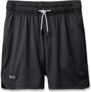 Men's Linered Trainer Short - Quick Dry Workout Shorts for Men, Drawstring Waistband - Lightweight Polyester & Spandex