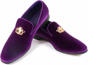 Men's Multiple Colors Penny Slip-on Velvet Loafer Cushioned Suede Tuxedo Dress Shoes Luxurious Smoking Slipper Party Prom Wedding Shoes Comfortable Lightweight