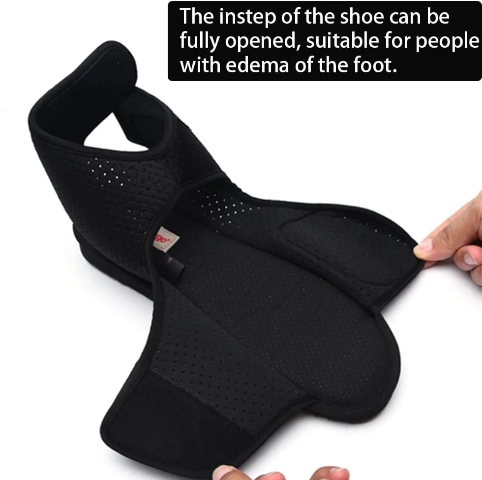 Men's Shatter-resistant Ankle Support Sandals,Lightweight,comfortable and Adjustable,Ankle Protection Shoes to Avoid joint Sprains,Ligament Strain and Secondary strains
