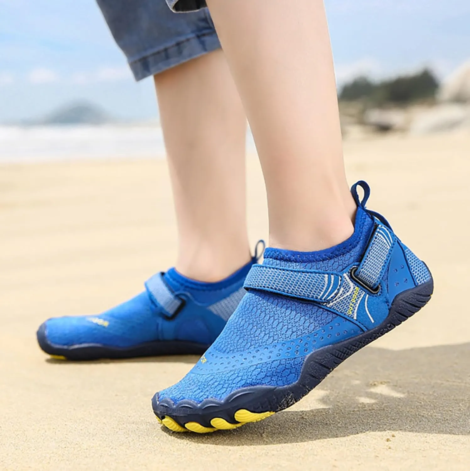 Mens Size 9 Shoes Water Resistant Slip on for Men Women Mens Barefoot Water Shoes Water Shoes Women Wide Slip on Soft Beach Shoes for Pool Hiking Training Outdoor Water Sports