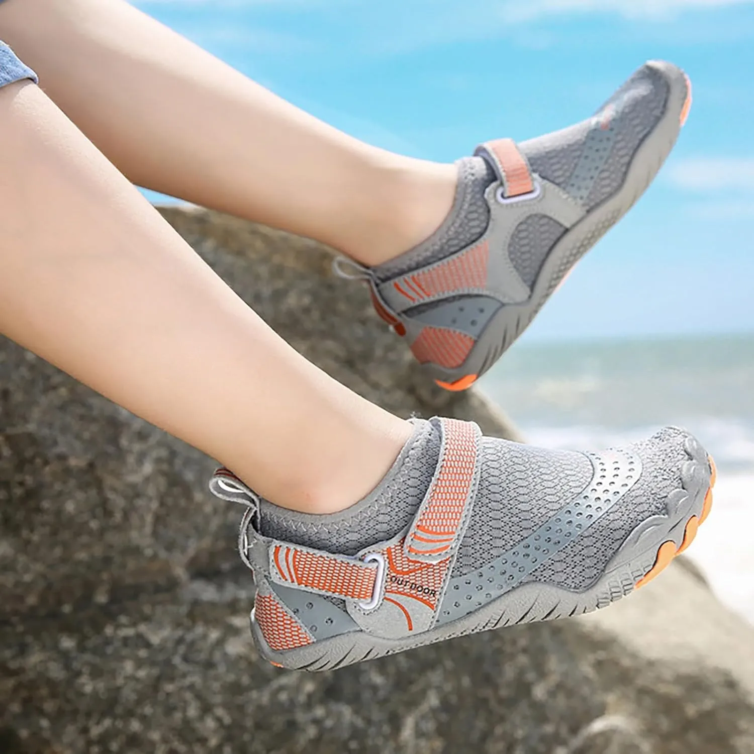 Mens Size 9 Shoes Water Resistant Slip on for Men Women Mens Barefoot Water Shoes Water Shoes Women Wide Slip on Soft Beach Shoes for Pool Hiking Training Outdoor Water Sports