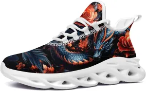 Men's Skull Running Shoes Athletic Trainers Lightweight Walking Sneakers Fashion Sports Tennis Shoes for Women Men