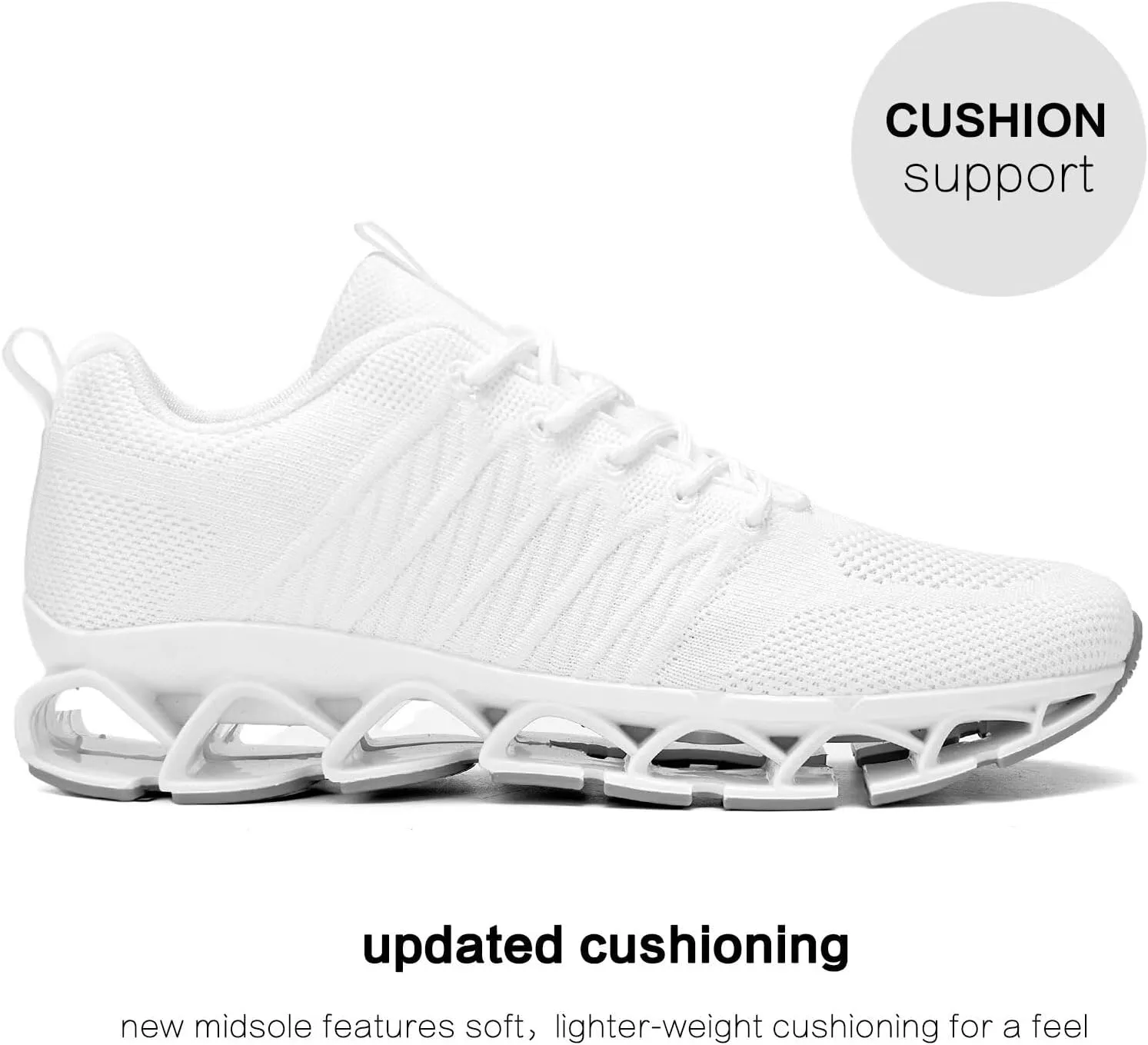 Mens Slip on Running Walking Shoes Blade Tennis Casual Fashion Sneakers Comfort Non Slip Work Sport Athletic Trainer
