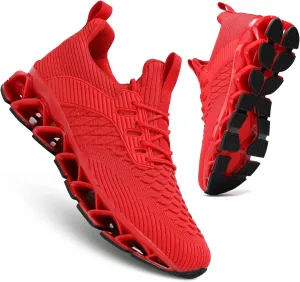 Men's Slip on Walking Running Shoes Blade Tennis Casual Fashion Sneakers Comfort Non Slip Work Sport Athletic Trainer