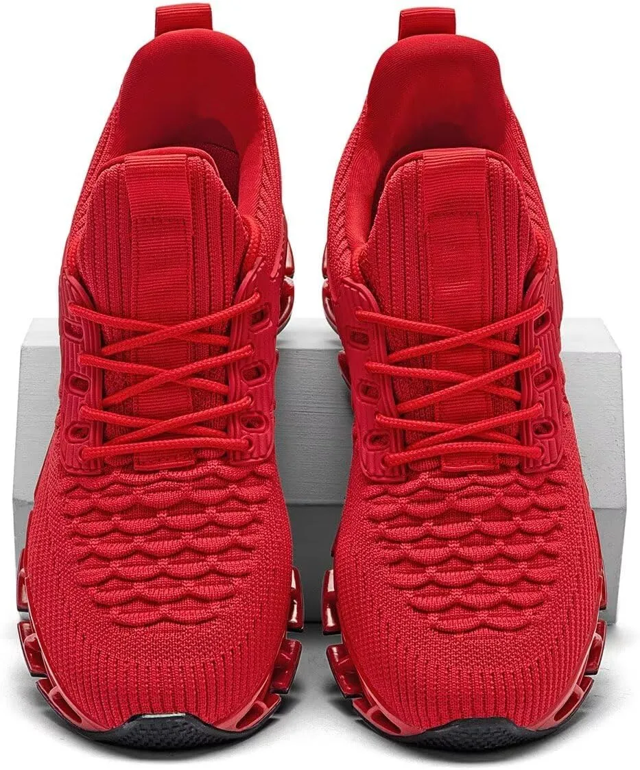 Mens Slip on Walking Running Shoes Blade Tennis Casual Fashion Sneakers Comfort Non Slip Work Sport Athletic Trainer