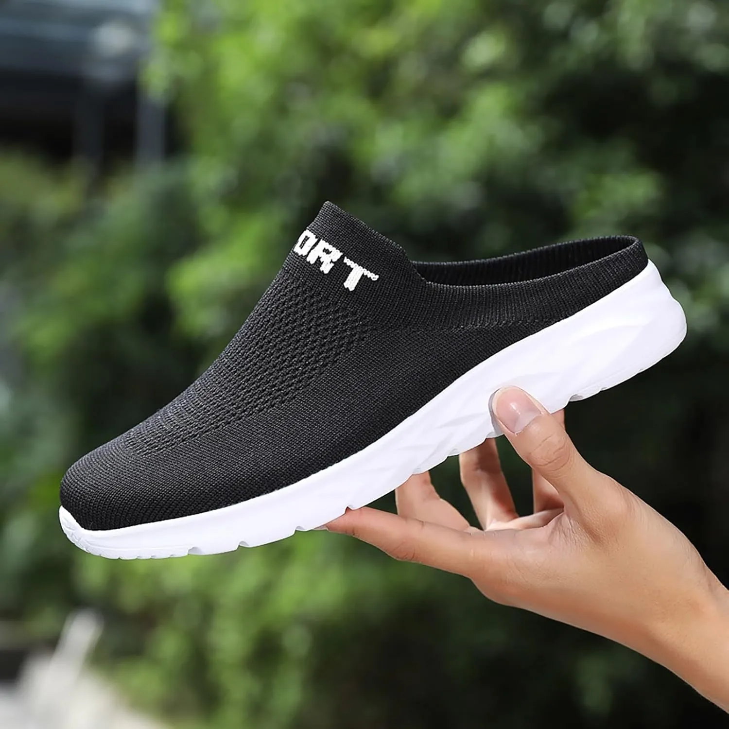 Mens Slippers with Arch Support Casual Mules Tennis Shoes Womens Fashion Black Casual Shoes Women Shoes Sneakers Brown Tennis Shoe Trainers Shoe