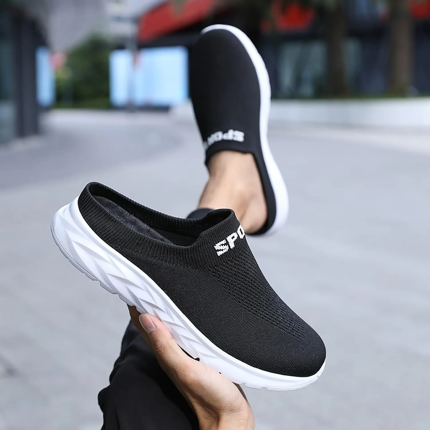 Mens Slippers with Arch Support Casual Mules Tennis Shoes Womens Fashion Black Casual Shoes Women Shoes Sneakers Brown Tennis Shoe Trainers Shoe
