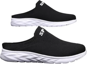 Mens Slippers with Arch Support Casual Mules Tennis Shoes Womens Fashion Black Casual Shoes Women Shoes Sneakers Brown Tennis Shoe Trainers Shoe