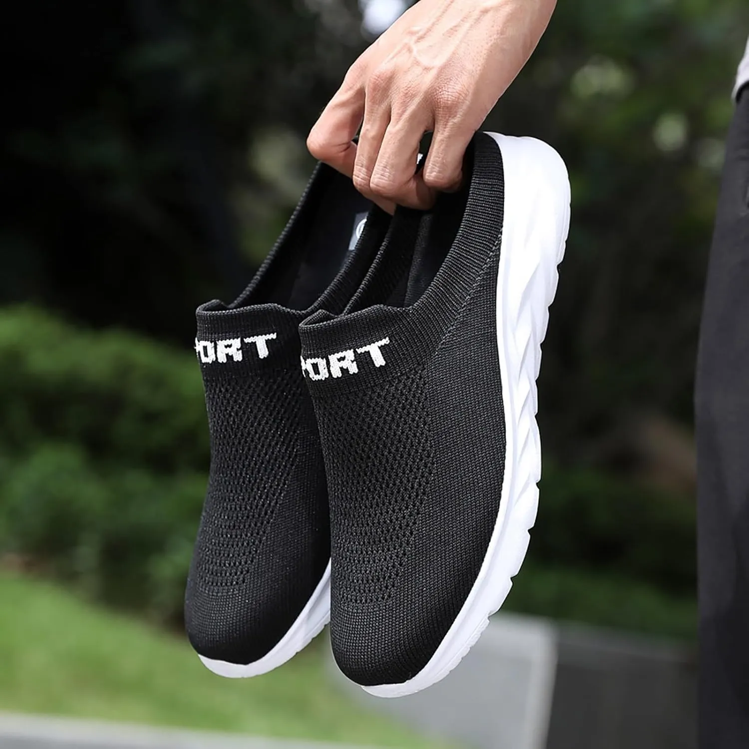 Mens Slippers with Arch Support Casual Mules Tennis Shoes Womens Fashion Black Casual Shoes Women Shoes Sneakers Brown Tennis Shoe Trainers Shoe