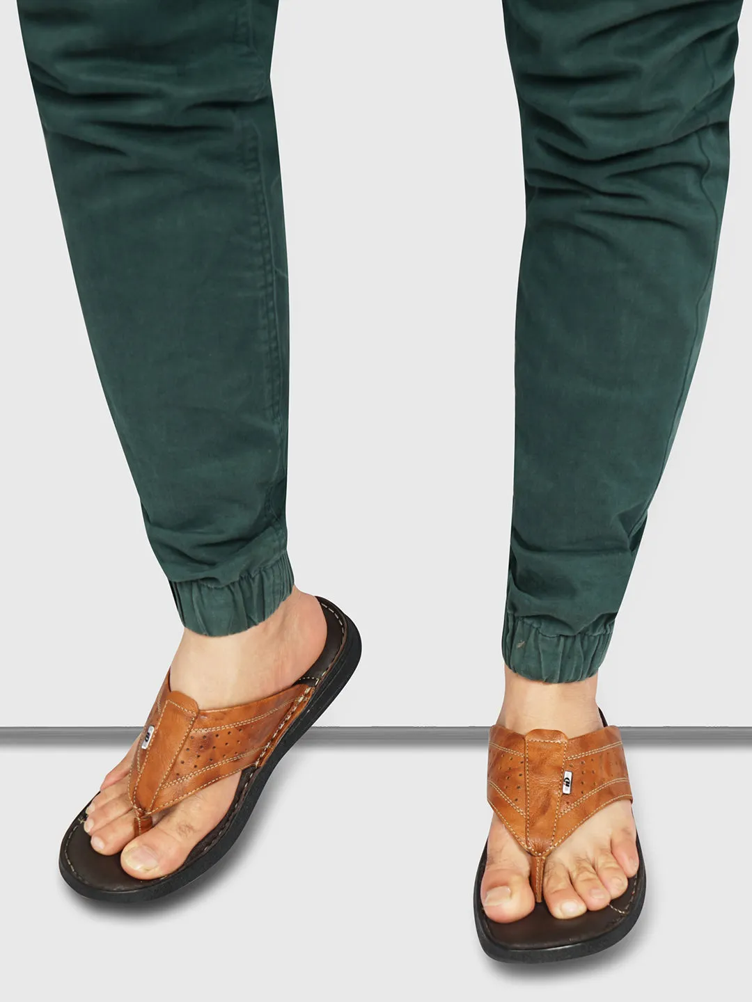 Men's Tan Thong Casual Sandal (ID4064)