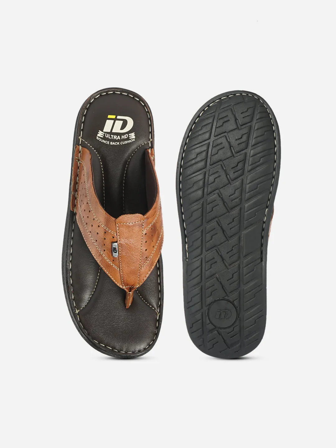 Men's Tan Thong Casual Sandal (ID4064)
