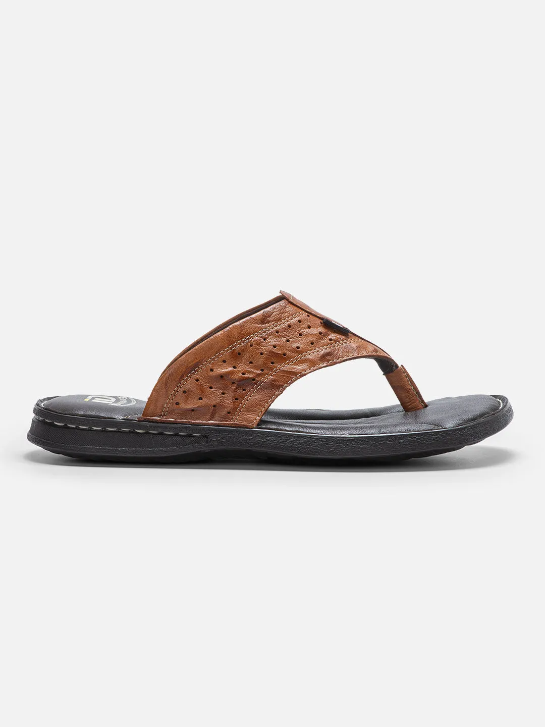 Men's Tan Thong Casual Sandal (ID4064)