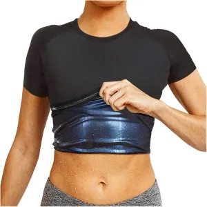Men's Thermal Sauna Compression Shirt Neoprene Waist Vest Lumbar Sports Shapewear Men's Waist Trainer Sauna Suits