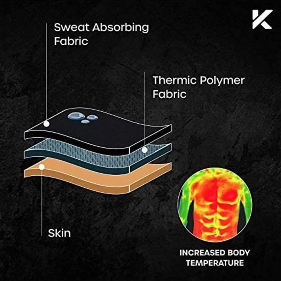 Men's Thermal Sauna Compression Shirt Neoprene Waist Vest Lumbar Sports Shapewear Men's Waist Trainer Sauna Suits