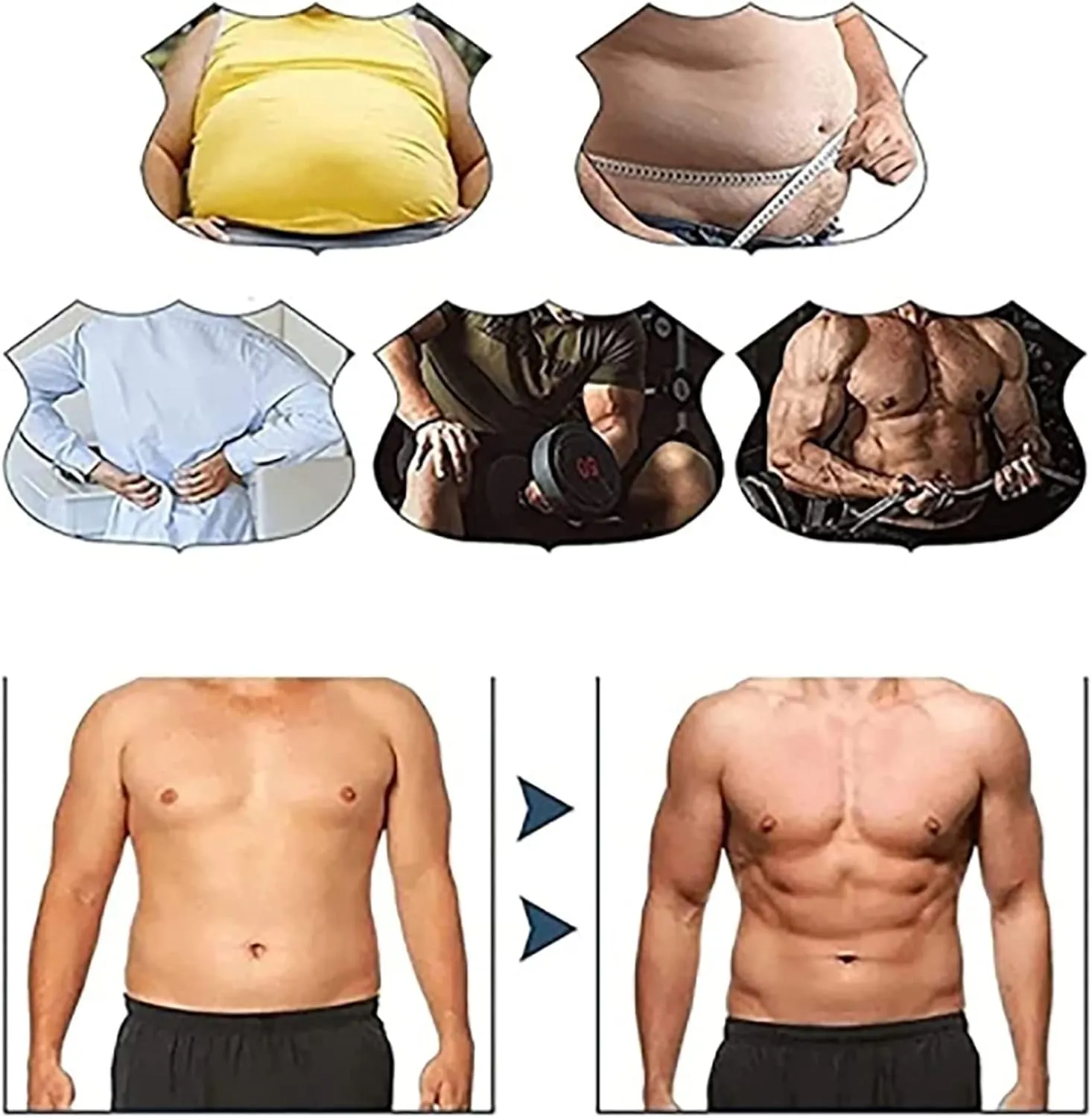 Men's Thermal Sauna Compression Shirt Neoprene Waist Vest Lumbar Sports Shapewear Men's Waist Trainer Sauna Suits