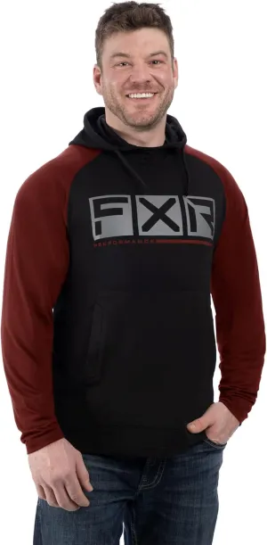 Men's Trainer Lite Tech Pullover Hoodie Black/Rust / L