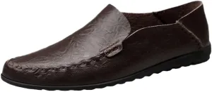 Men's Venetian Loafers Solid Color Simple Backless Vegan Leather Anti-Slip Flexible Lightweight Party Slip On Shoes