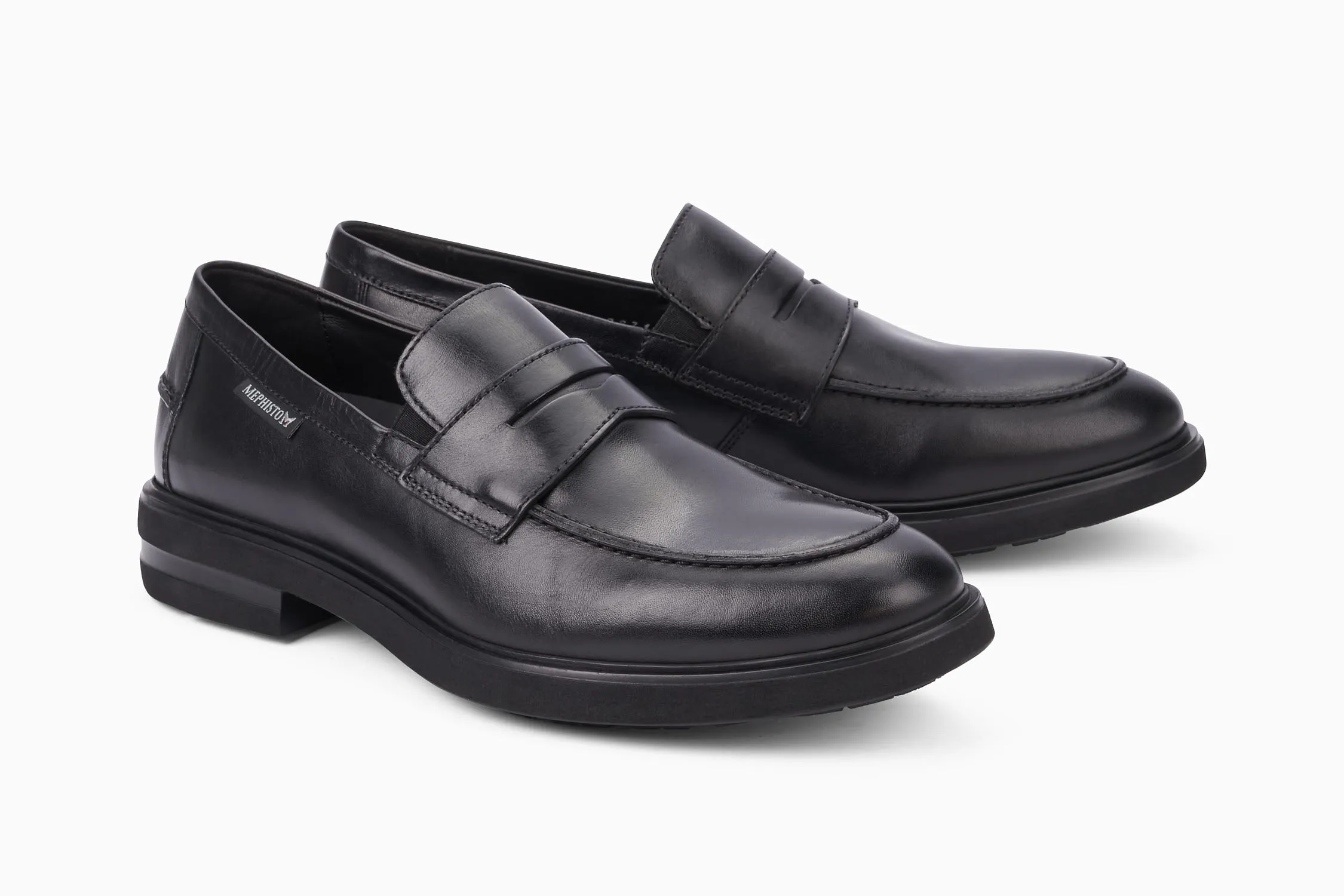 Mephisto Men's Orelien Black Leather loafer