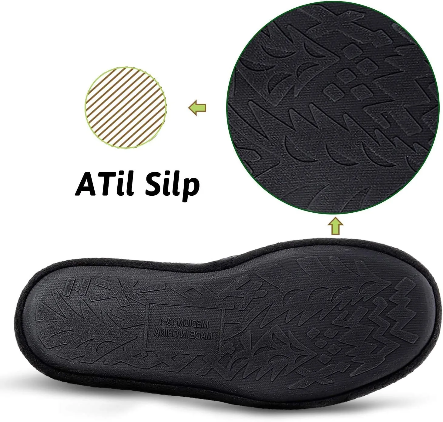 MIXIN Little/Big Kid Boy's Slippers House Shoes Indoor Outdoor with Anti Slip Sole