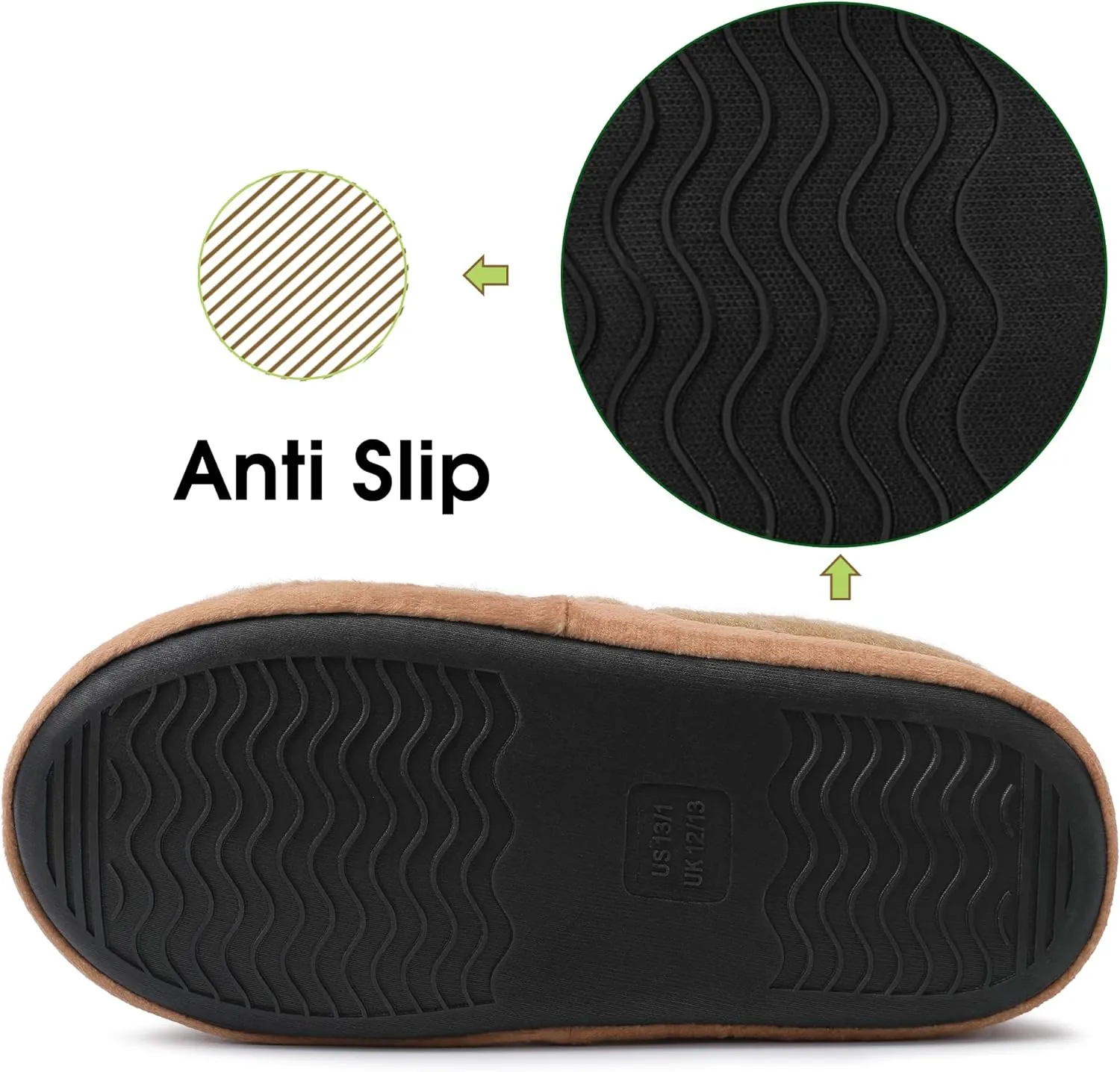 MIXIN Little/Big Kid Boy's Slippers House Shoes Indoor Outdoor with Anti Slip Sole