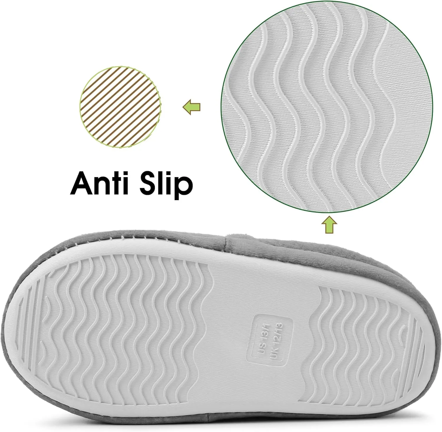 MIXIN Little/Big Kid Boy's Slippers House Shoes Indoor Outdoor with Anti Slip Sole