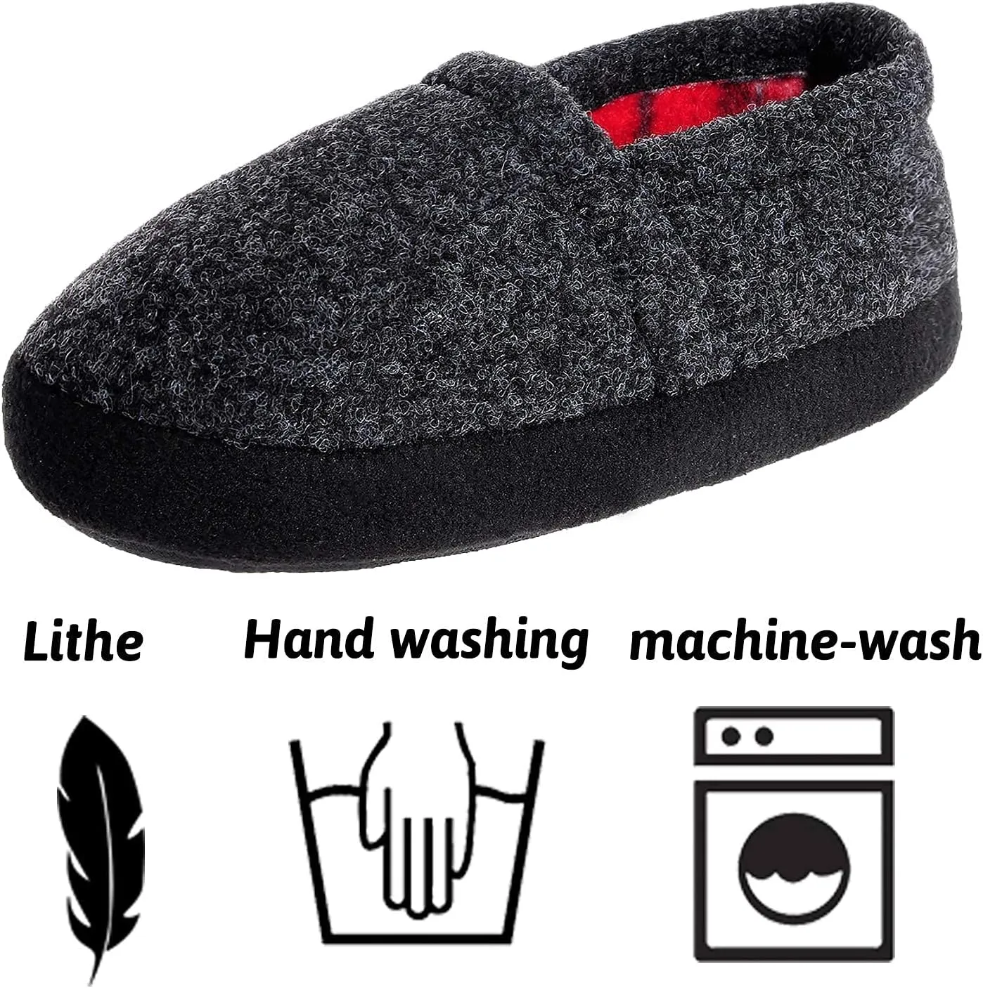 MIXIN Little/Big Kid Boy's Slippers House Shoes Indoor Outdoor with Anti Slip Sole