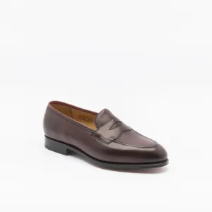 Mocassino penny Edward Green Piccadilly in pelle bordeaux