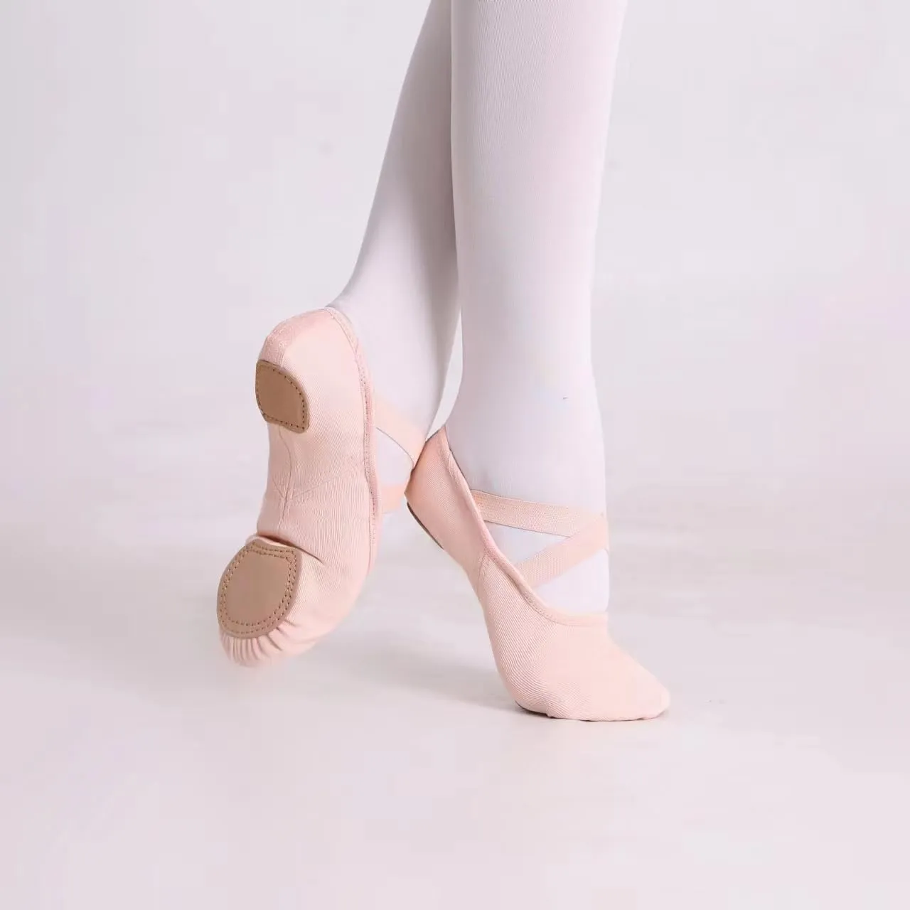 MSMAX Dance Flats Performa Stretch Ballet Slipper Toddler/Little Kid/Big Kid/Adult
