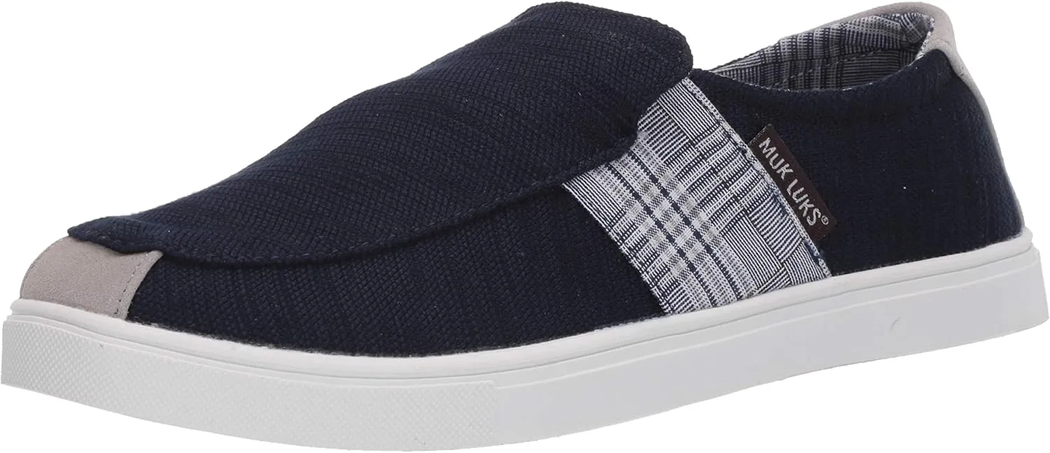MUK LUKS Men's Kyle Loafer-Navy Sandal