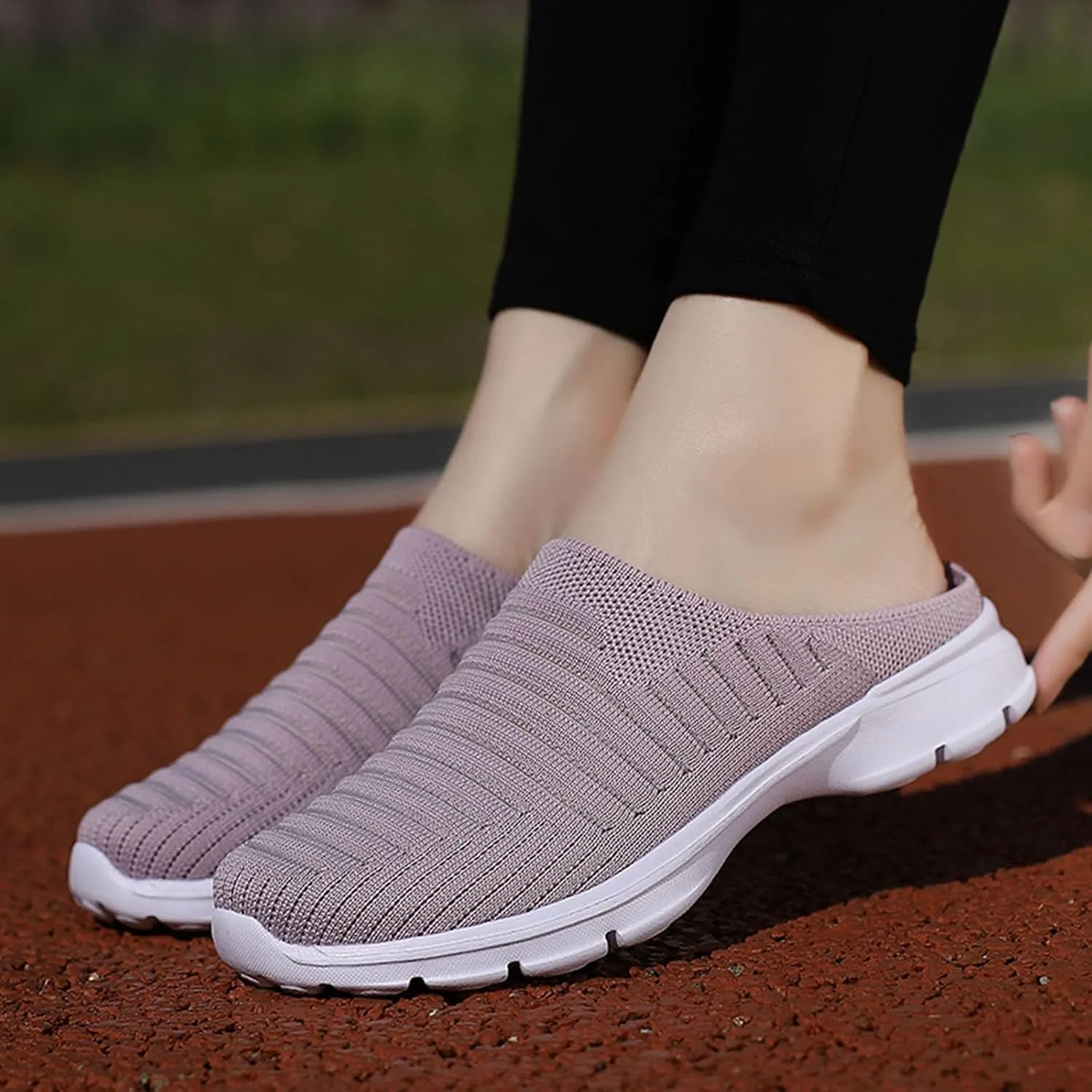 Mules for Women 2025 Backless Walking Sneakers Slip On Shoes Women Boots Shoes Casual Shoes Sneakers Steel Toe Tennis Shoe Loafers Casual Slip On