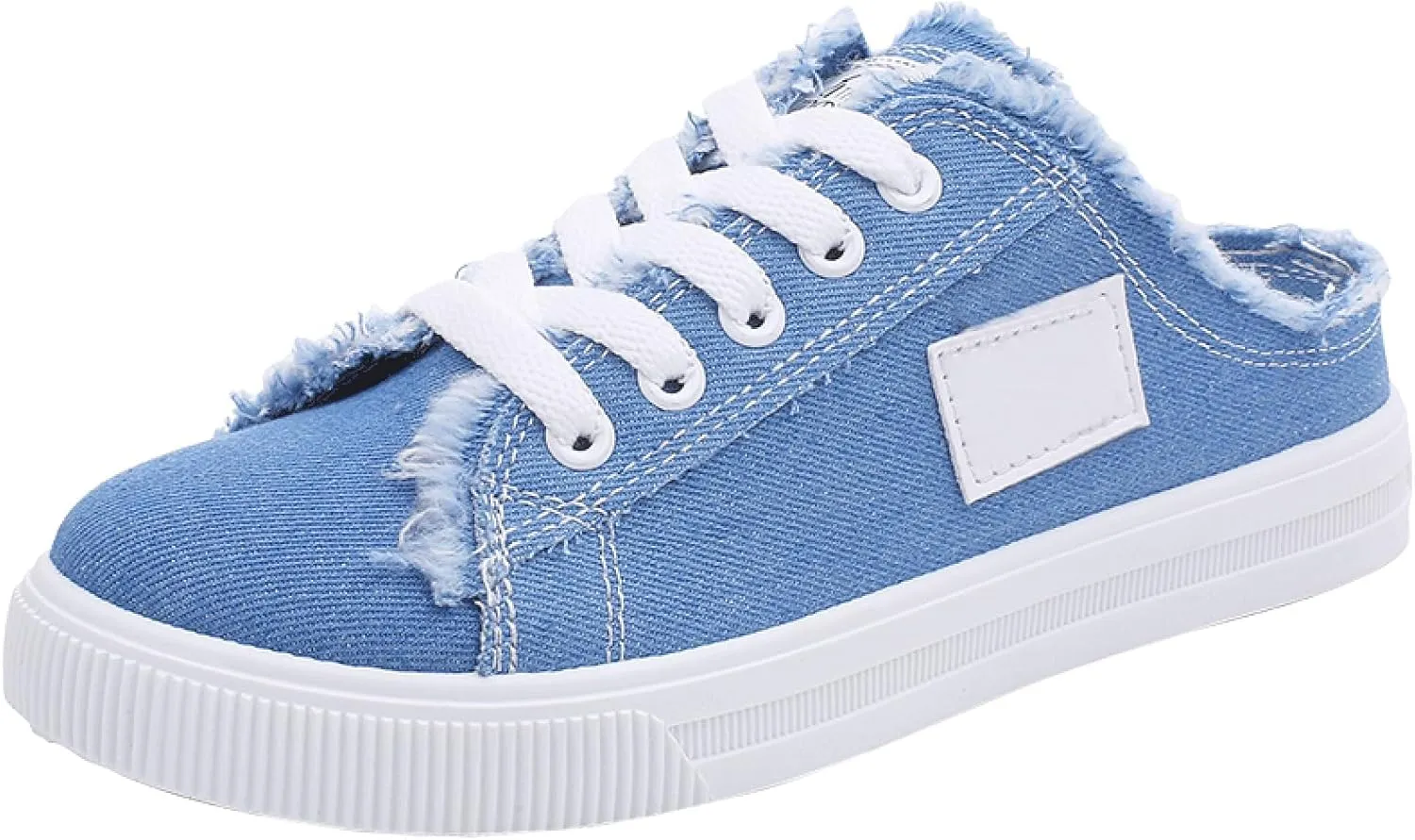 Mules for Women 2025 Casual Lightweight Canvas Mules Fashion Comfortable Slip On Sneaker Comfort Non Slip Backless Sneakers Elegant Walking Shoes Classic Work Shoes