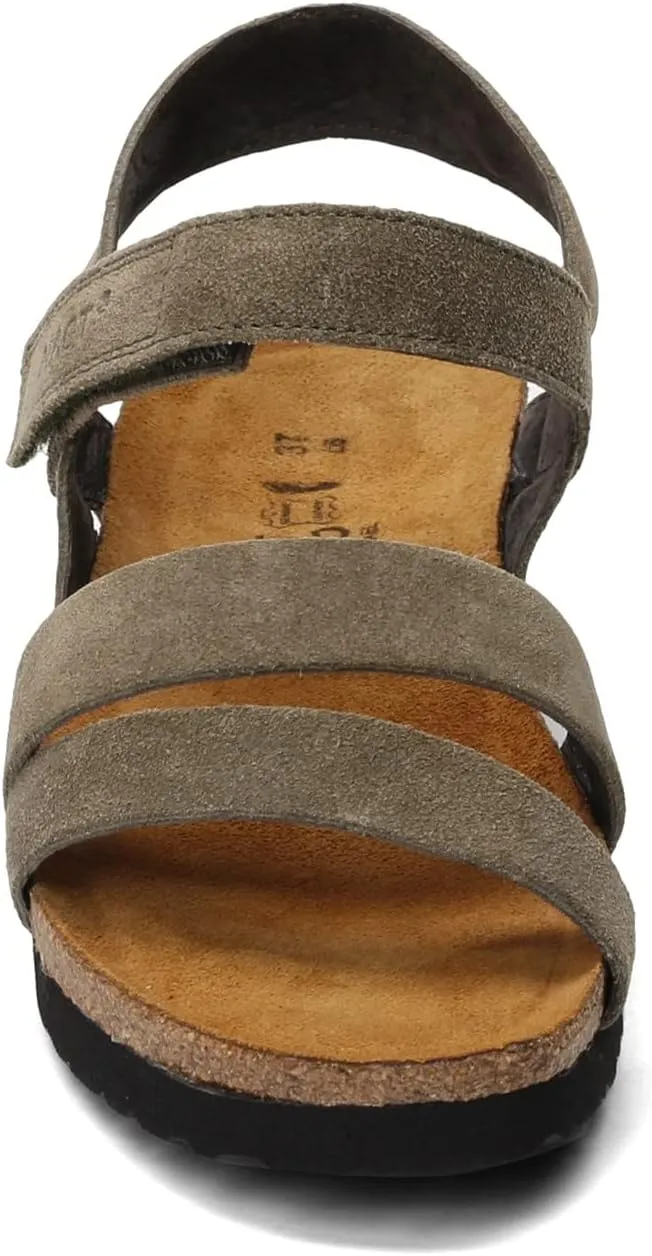 NAOT Kayla Women’s Sandals - Supportive 3-Strap Design with Backstrap, Cork & Latex Footbed - Arch Support - Travel-Friendly Comfortable Walking Sandals for All-Day Wear