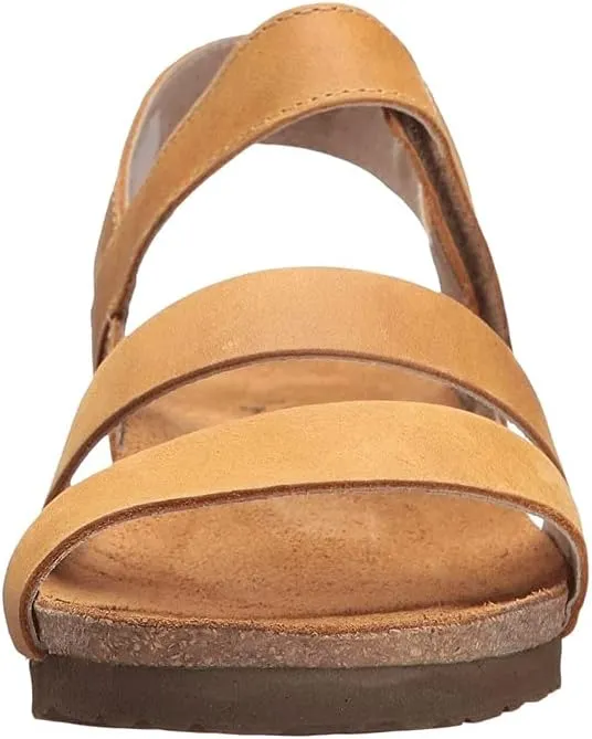 NAOT Kayla Women’s Sandals - Supportive 3-Strap Design with Backstrap, Cork & Latex Footbed - Arch Support - Travel-Friendly Comfortable Walking Sandals for All-Day Wear