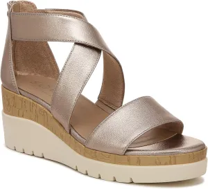 Naturalizer Soul Women's Goodtimes Crisscross Strappy Wedge Sandal
