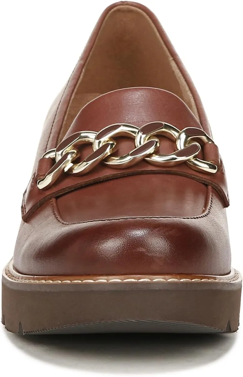 Naturalizer Women's Desi Chain Detail Lug Sole Heel Loafer