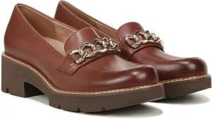 Naturalizer Women's Desi Chain Detail Lug Sole Heel Loafer