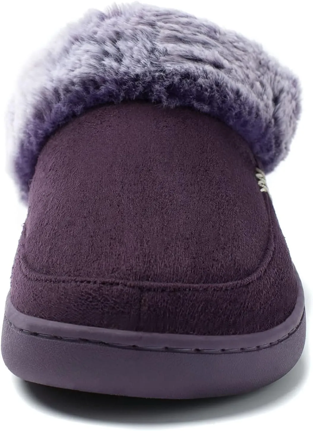 NewDenBer Women's Cozy Memory Foam Slippers Suede Plush Faux Fur Lined Slip on Indoor Outdoor House Shoes