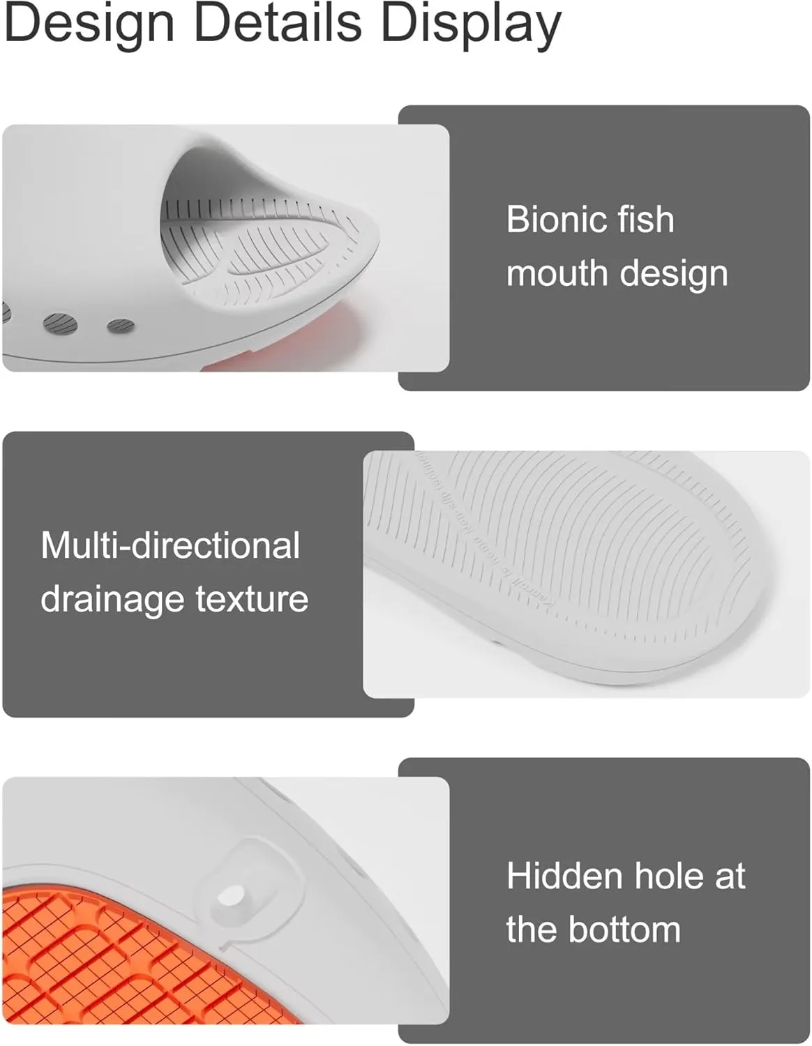 Non Slip Shower Shoes, Lightweight Indoor House Slides Bathroom Shower Sandals Slippers for Women and Men