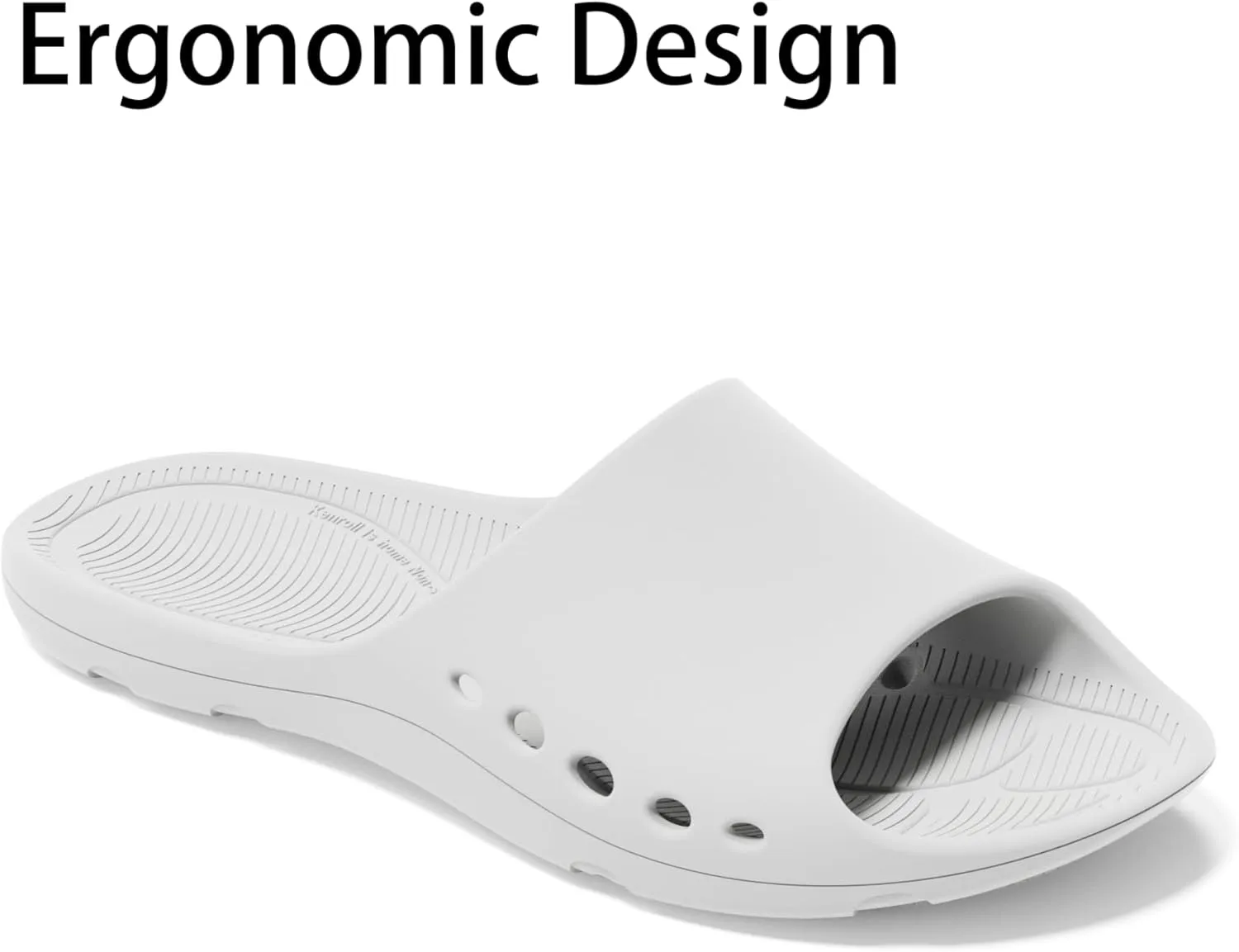 Non Slip Shower Shoes, Lightweight Indoor House Slides Bathroom Shower Sandals Slippers for Women and Men