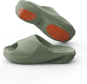 Non Slip Slide Sandals, Open Toe Thick Sole Summer Slippers for Outdoor Casual House