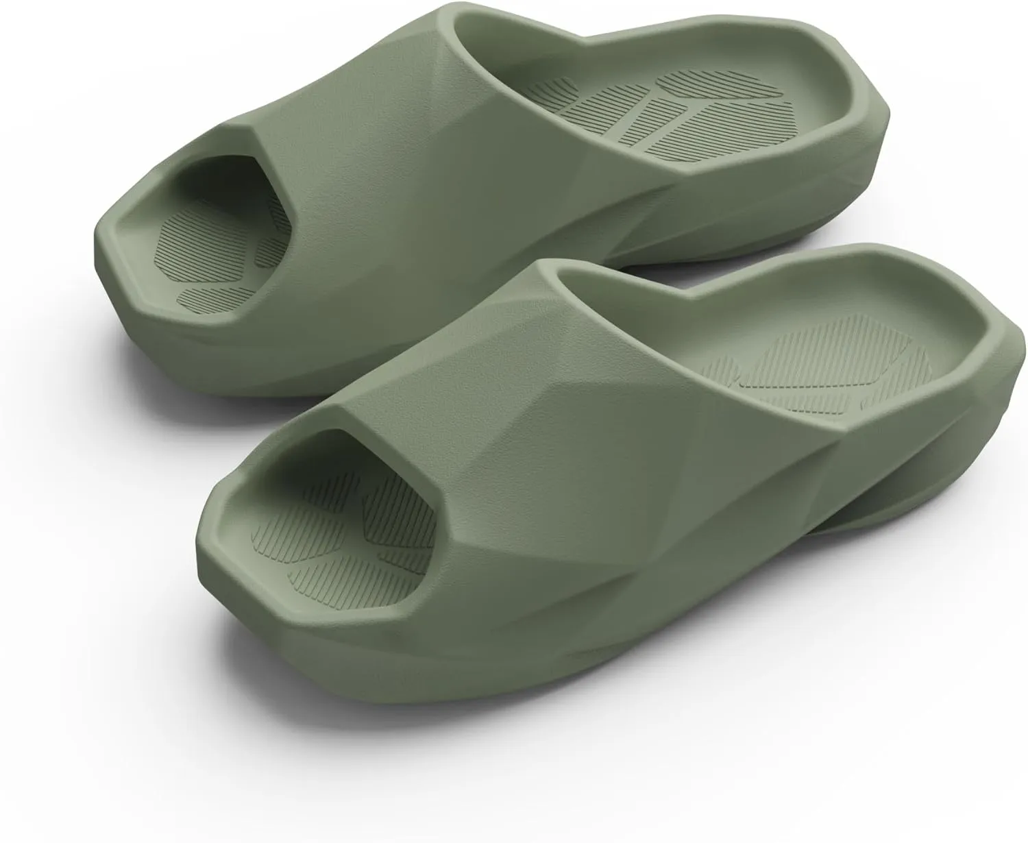 Non Slip Slide Sandals, Open Toe Thick Sole Summer Slippers for Outdoor Casual House