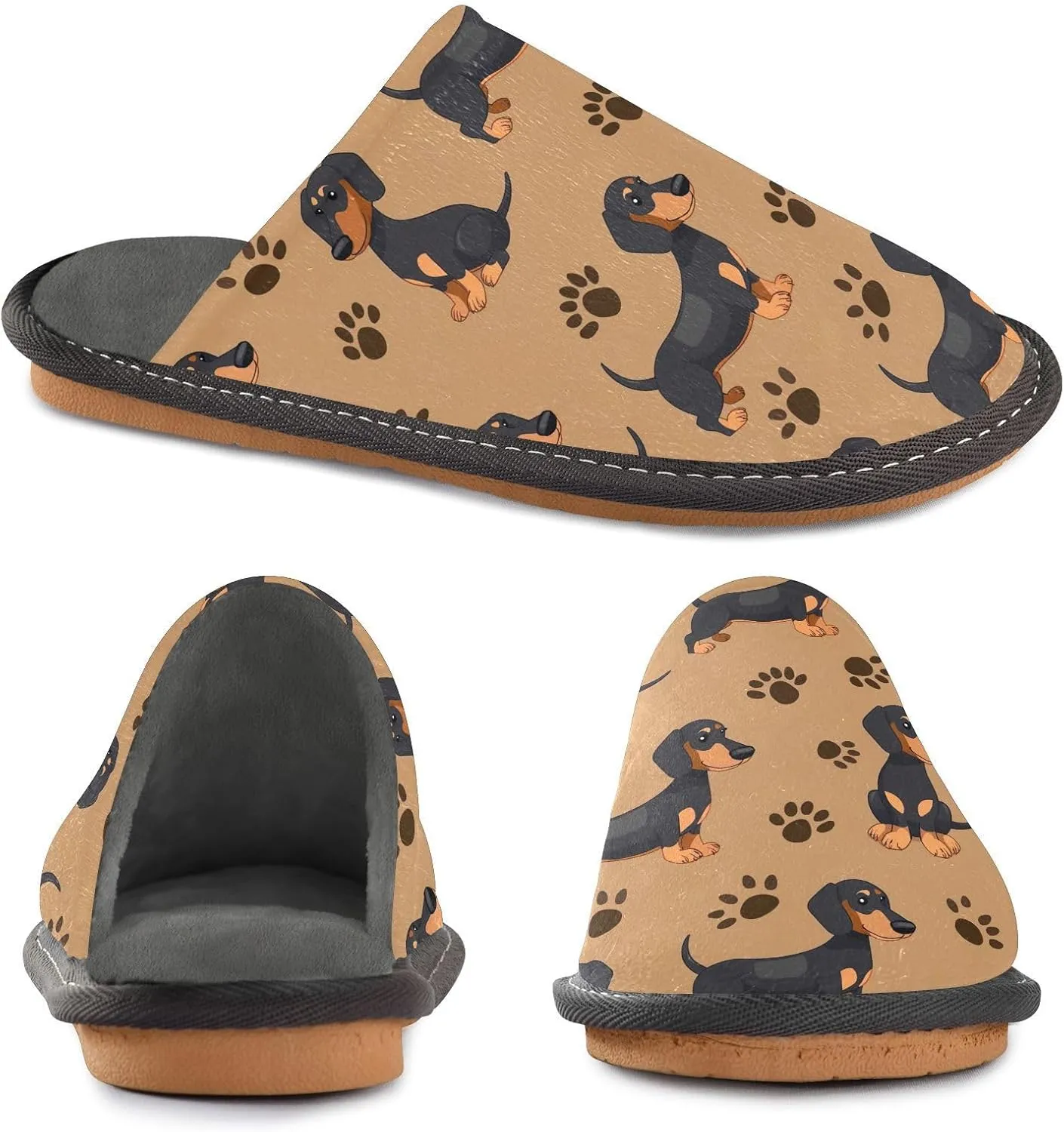 ODAWA Birthday Element Memory Foam House Shoes Slipper Woman, Cozy Washable Slip on House Shoes for Men