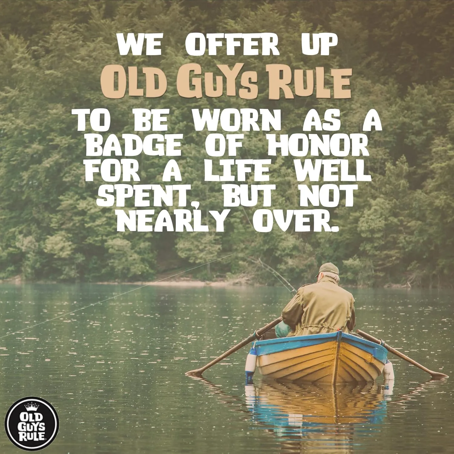 OLD GUYS RULE Men's Graphic T-Shirt, Leash - Father's Day, Birthday Gift - Funny Novelty Tee for Dog Lovers, Rescuer, Trainer
