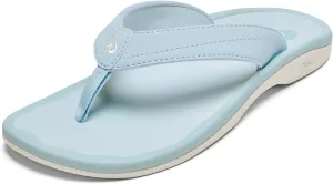 OLUKAI Ohana Women's Beach Sandals, Water Resistant Flip Flops, Arch Support & Comfort Fit, Lightweight & Durable, Enhanced Grip & Traction