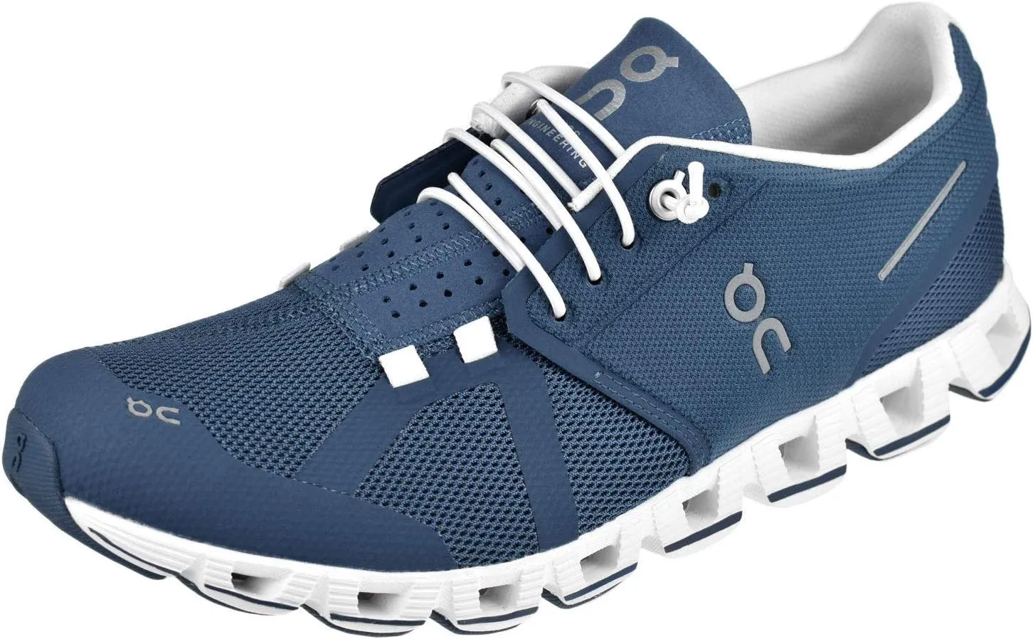 On-Running Women's Cloud Sneakers, Denim/White, 6.5 Medium US